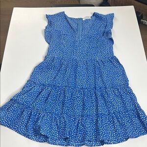 Blue Polka Dot Dress